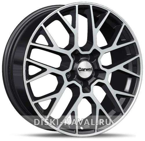 Диск Carwel Аракс черный с полировкой