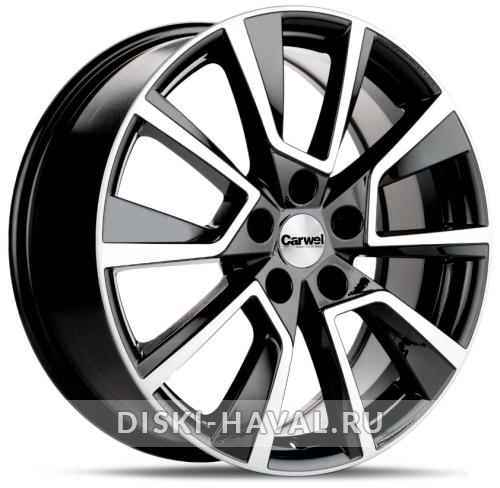 Диск Carwel Чаны черный с полировкой