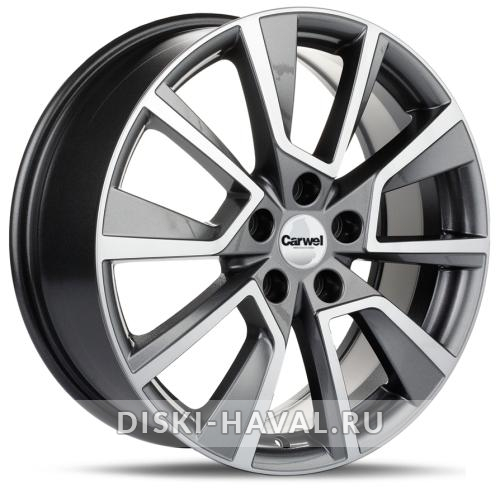Диск Carwel Чаны серый с полировкой