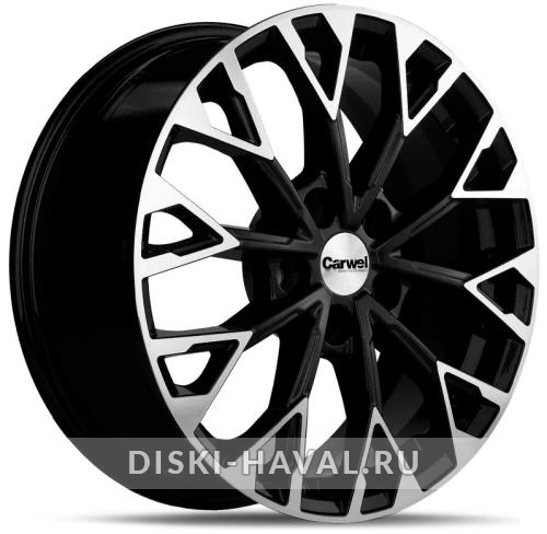 Диск Carwel Ганг черный с полировкой