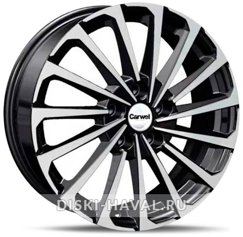 Диск Carwel Кагра черный с полировкой