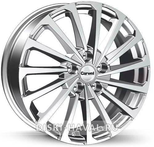 Диск Carwel Кагра серебристый с полировкой
