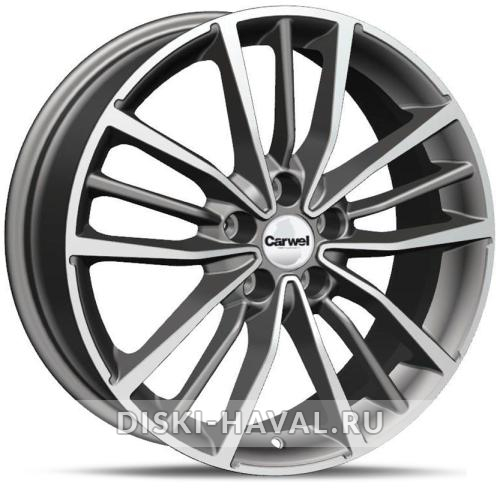 Диск Carwel Крет серый с полировкой