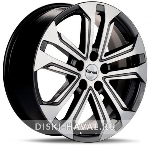 Диск Carwel Куж серый с полировкой