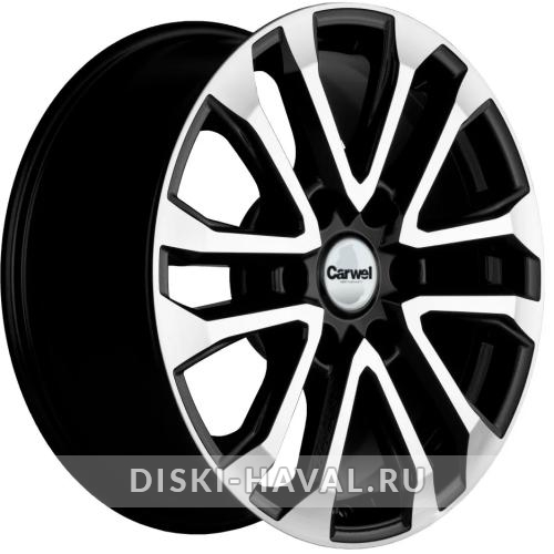 Диск Carwel Пур черный с полировкой