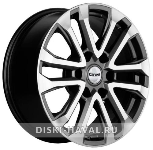 Диск Carwel Пур серый с полировкой