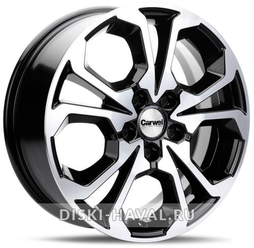 Диск Carwel Шира черный с полировкой