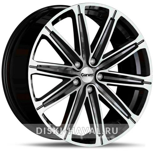 Диск Carwel Тара черный с полировкой