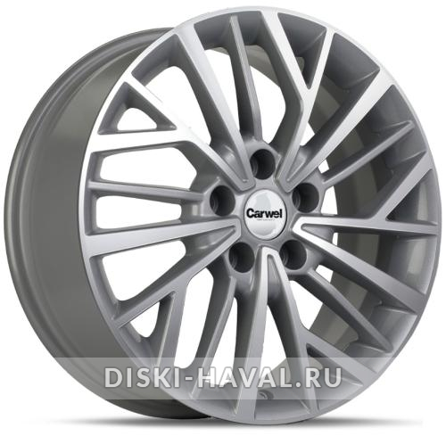 Диск Carwel Токо серебристый с полировкой