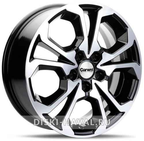 Диск Carwel Ванда черный с полировкой