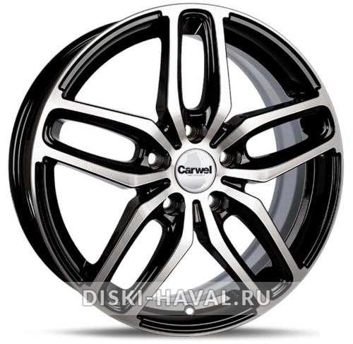 Диск Carwel Виви черный с полировкой