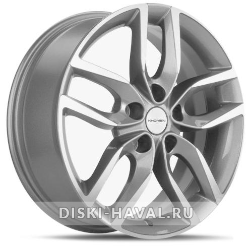 Диск Khomen Wheels KHW1708 серебристый с полировкой