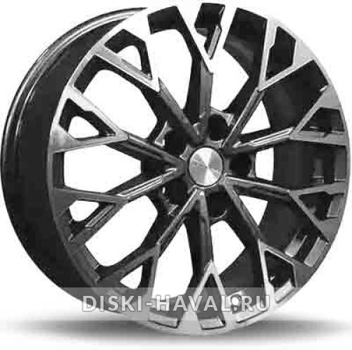 Диск Khomen Wheels KHW1718 серый с полировкой