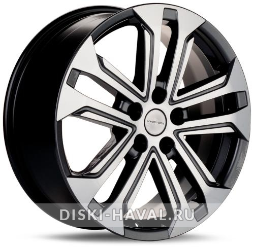 Диск Khomen Wheels KHW1803 серый с полировкой