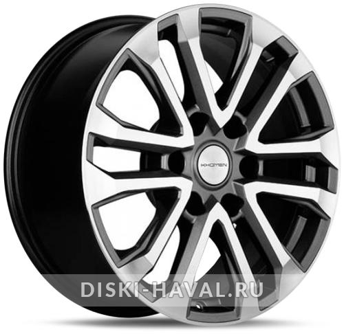 Диск Khomen Wheels KHW1805 серый с полировкой