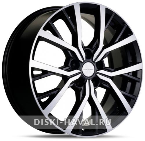 Диск Khomen Wheels KHW1806 черный с полировкой