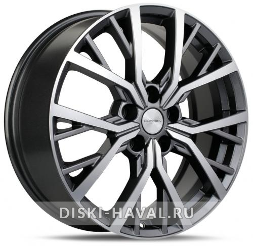 Диск Khomen Wheels KHW1806 серый с полировкой