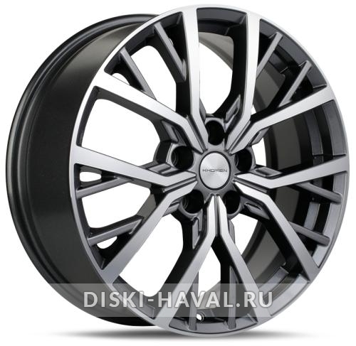 Диск Khomen Wheels KHW1806 серый с полировкой