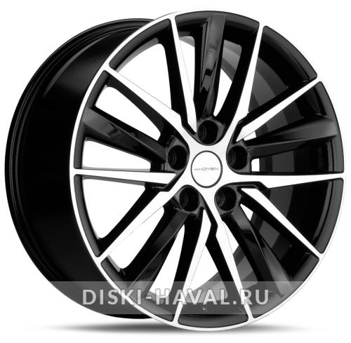 Диск Khomen Wheels KHW1807 серый с полировкой