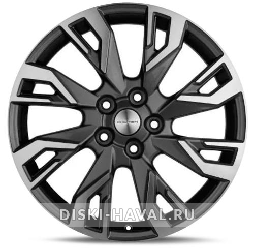 Диск Khomen Wheels KHW1809 серый с полировкой