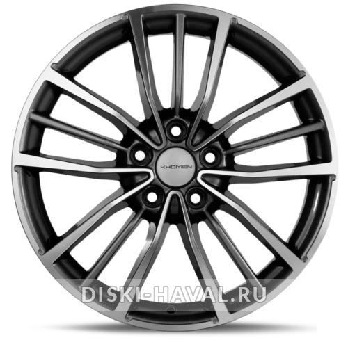 Диск Khomen Wheels KHW1812 серый с полировкой