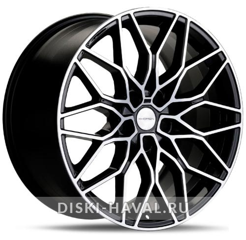 Диск Khomen Wheels KHW1813 черный с полировкой