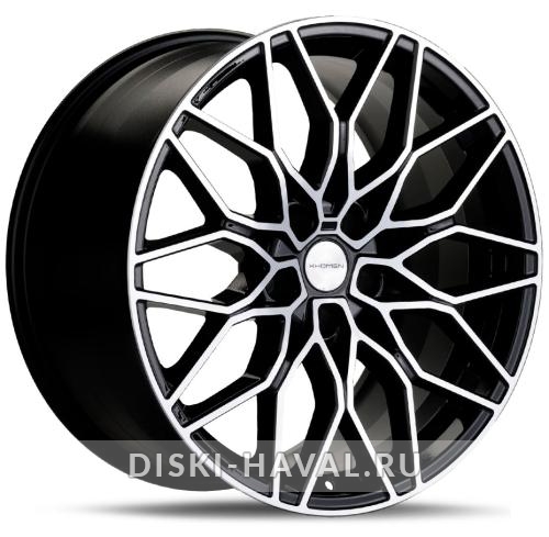 Диск Khomen Wheels KHW1813 черный с полировкой