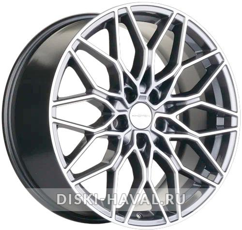 Диск Khomen Wheels KHW1813 серый с полировкой