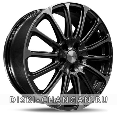 Диск Khomen Wheels KHW1910 серый с полировкой