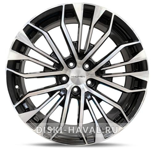 Диск Khomen Wheels KHW2009 черный с полировкой