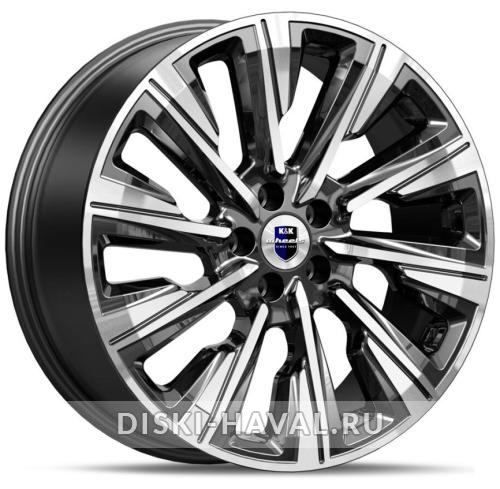 Диск КиК Галего черный с полировкой