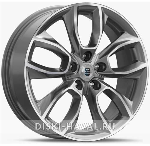 Диск КиК КР001 серый с полировкой