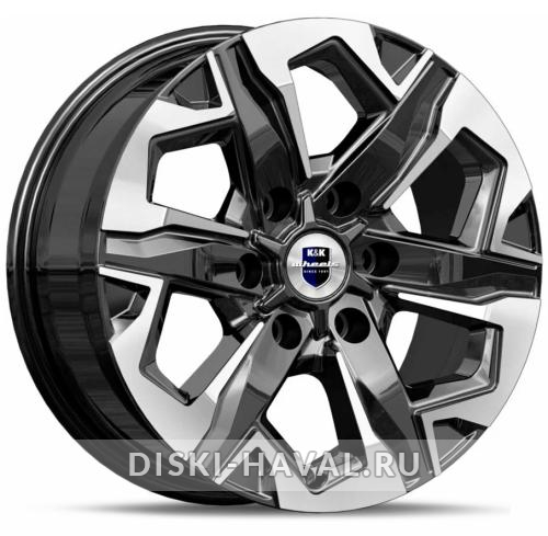 Диск КиК Тейт черный с полировкой