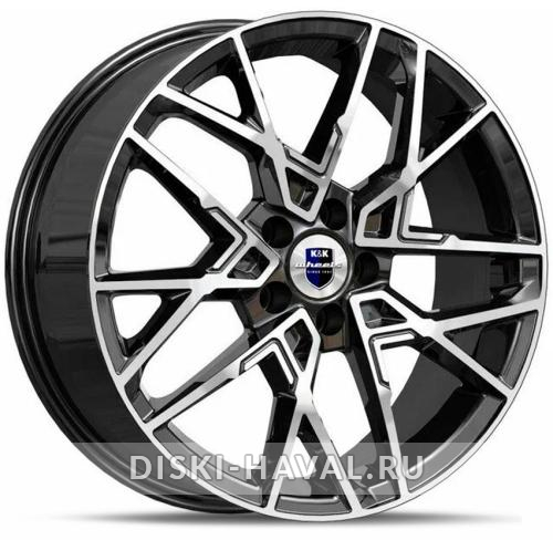 Диск КиК Вудроф черный с полировкой