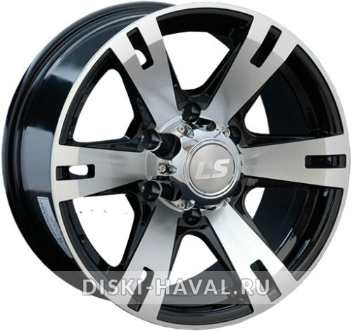 Диск LS Wheels 182 черный с полировкой