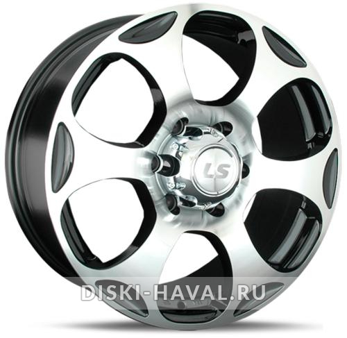 Диск LS Wheels 310 черный с полировкой