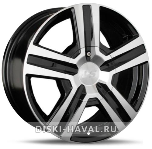 Диск LS Wheels 794 черный с полировкой