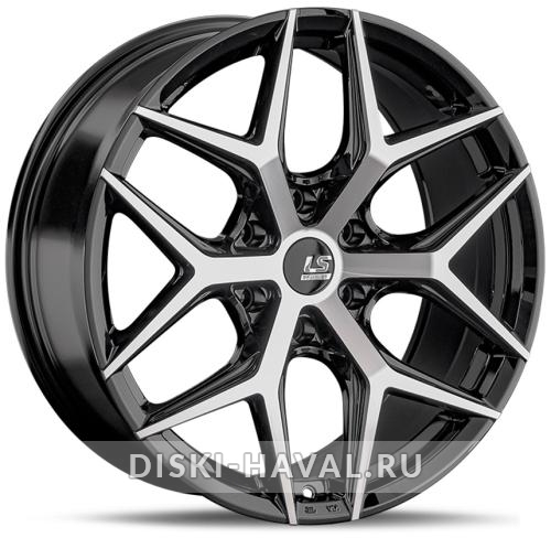 Диск LS Wheels FlowForming RC64 черный с полировкой