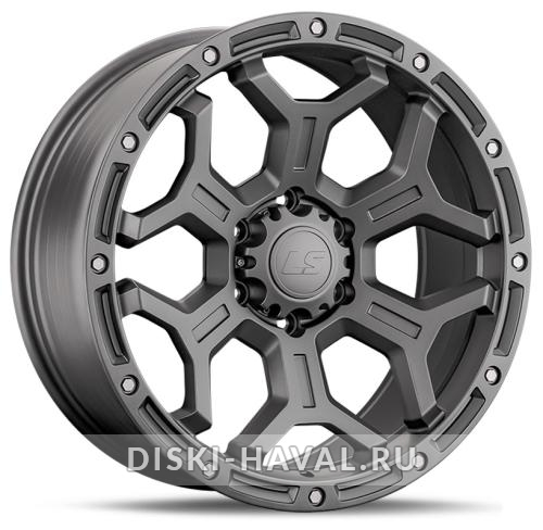 Диск LS Wheels FlowForming RC68 серый с полировкой