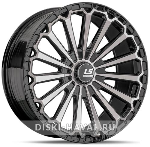 Диск LS Wheels FlowForming RC80 черный с полировкой