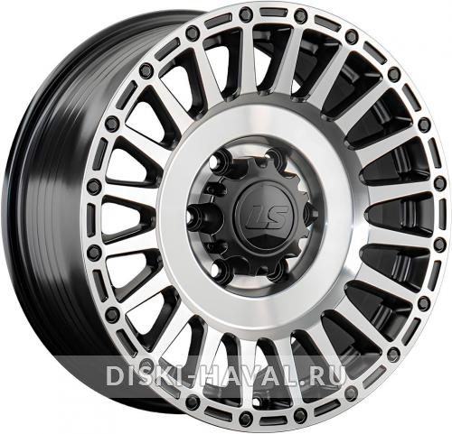 Диск LS Wheels FlowForming RC95 черный с полировкой