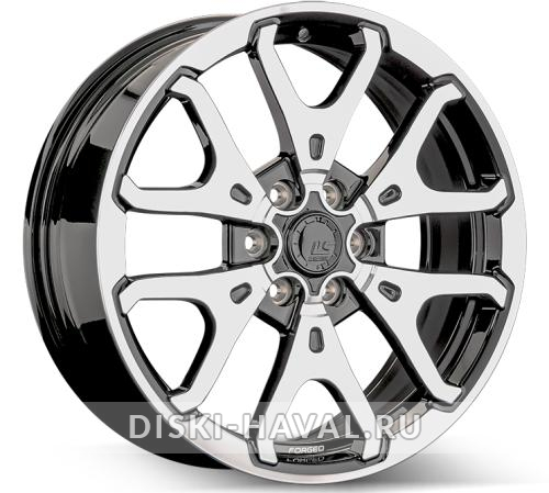 Диск LS Wheels Forged FG20 черный с полировкой
