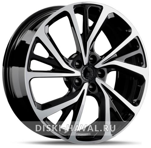Диск LS Wheels Forget FG22 черный с полировкой