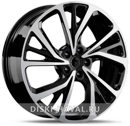Диск LS Wheels Forget FG22 черный с полировкой