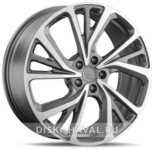 Диск LS Wheels Forget FG22 серый с полировкой