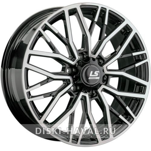Диск LS Wheels Forget FG33 черный с полировкой