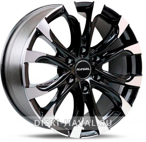 Диск RST R118 черный с полировкой