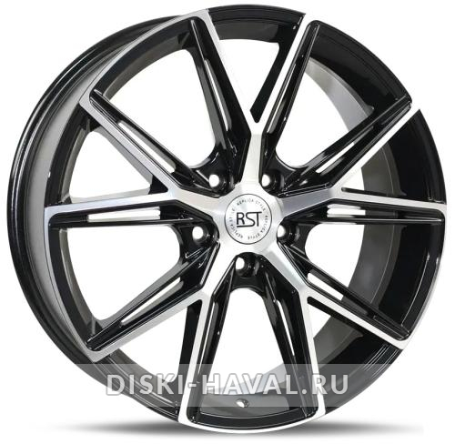 Диск RST R129 черный с полировкой