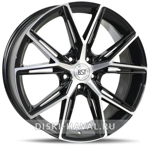 Диск RST R129 черный с полировкой