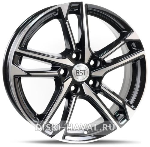 Диск RST R197 черный с полировкой